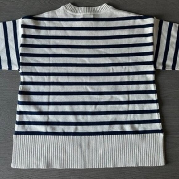 JCREW FACTORY STRIPED SWEATER NWT SIZE SMALL - Picture 2 of 12